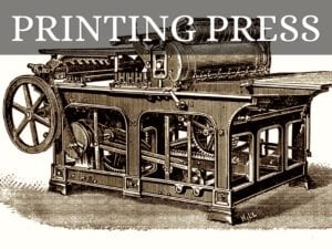 Printing Press-Reformation